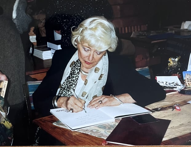 Maria Ginter, Żary 2001, spotkanie z pisarką, z archiwum prywatnego Haliny Borowiec
